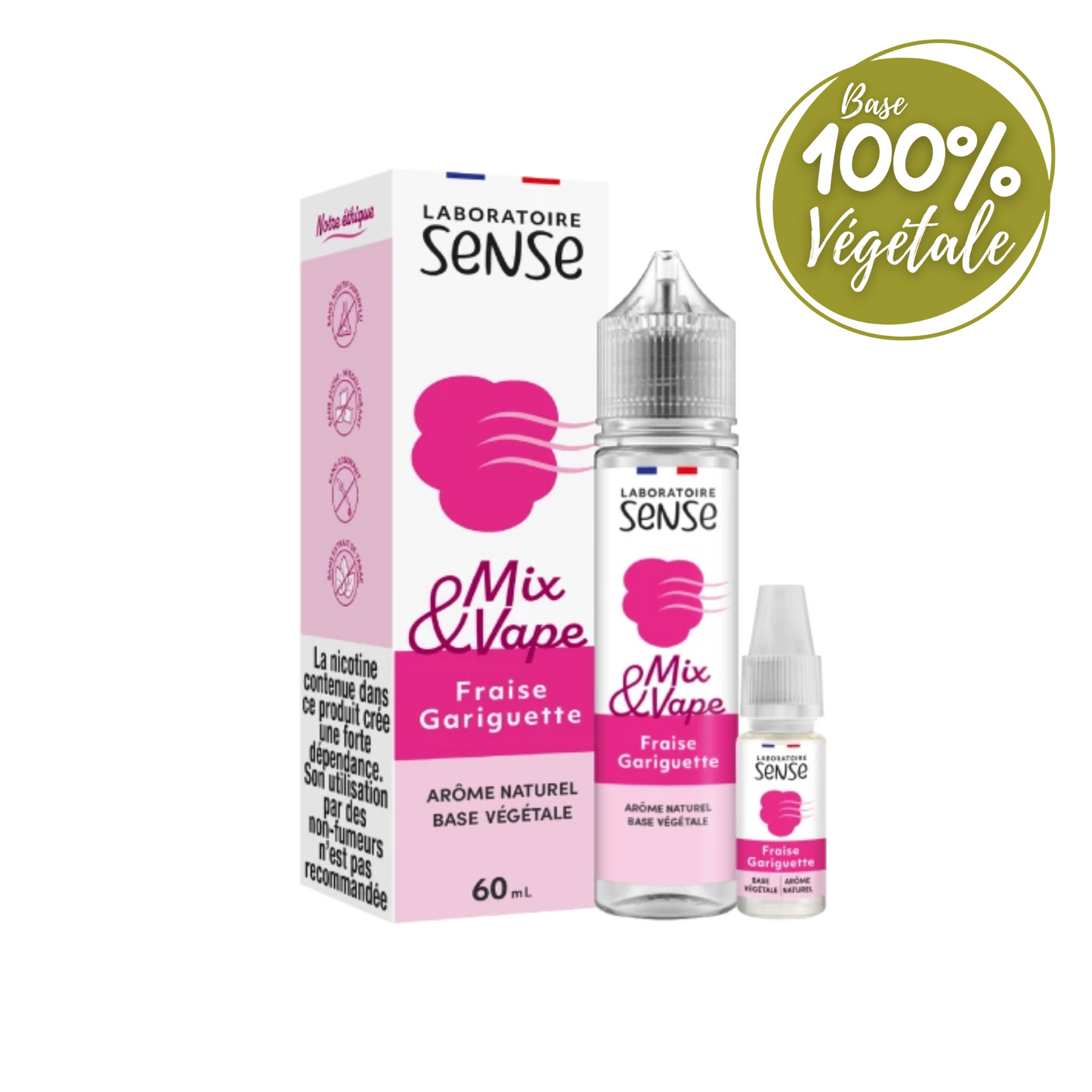 Mix&Vape Fraise Gariguette Sense 60ml